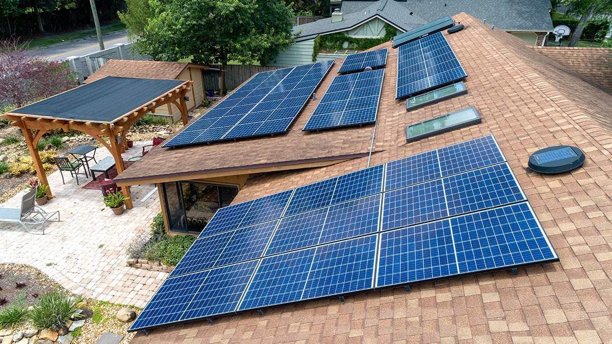 Solar Electric Shingle Roof