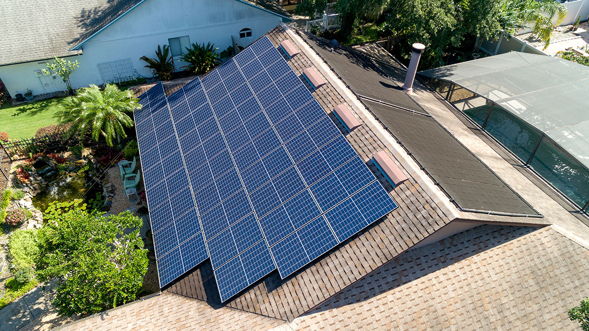 Solar Electric Shingle Roof