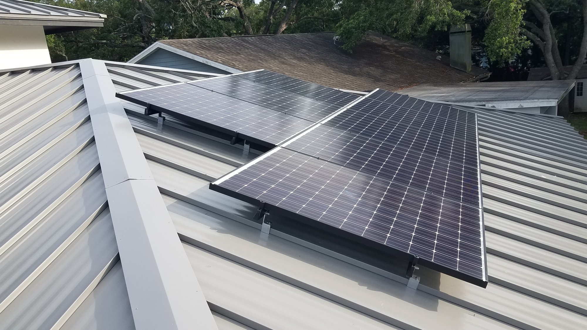 Solar Electric Metal Roof