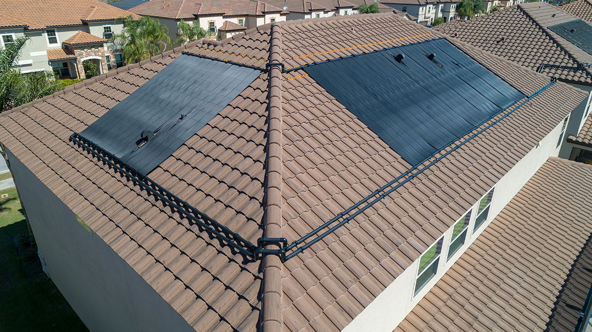 swimming pool solar heating