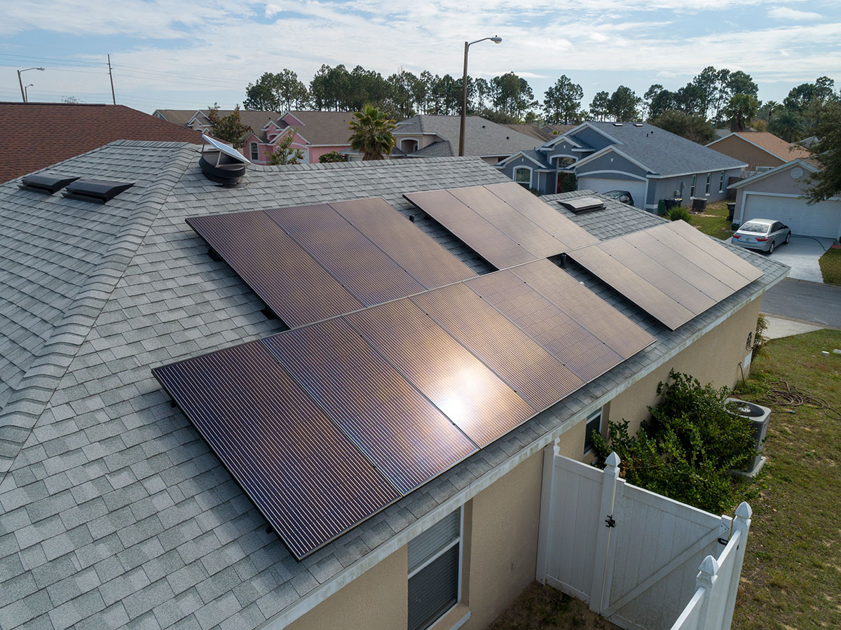 Solar Electric Roof